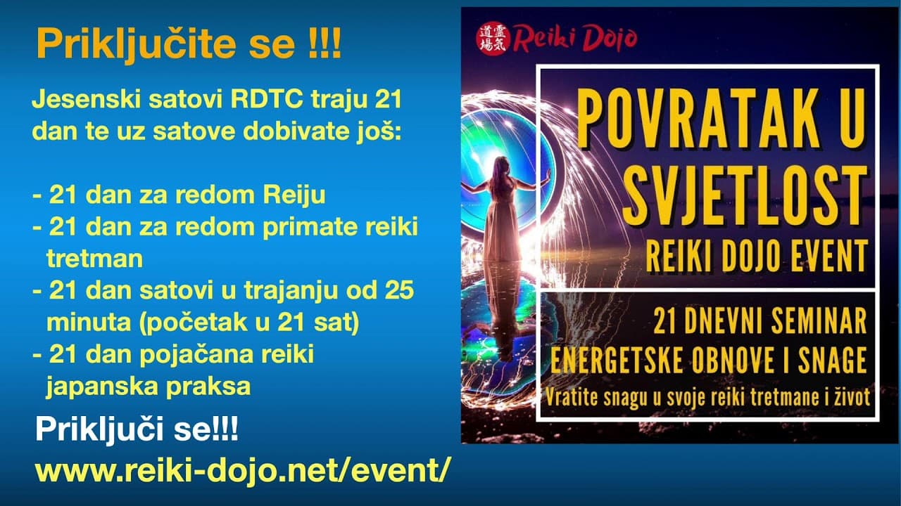 Uspješni reiki tretman - Reiki Dojo Live