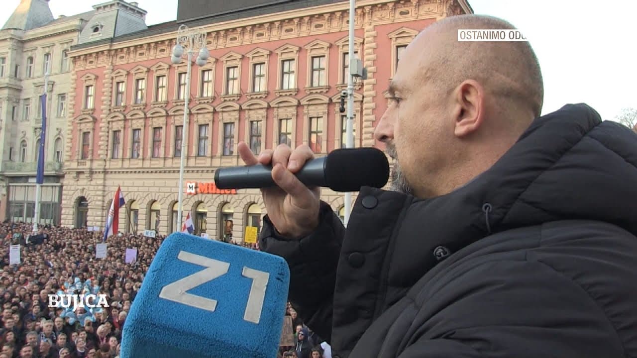BUJICA 22.11.2021. ISTINA O PROSVJEDU PROTIV COVID POTVRDA! Bez cenzure: Govori Andrija Klarić!