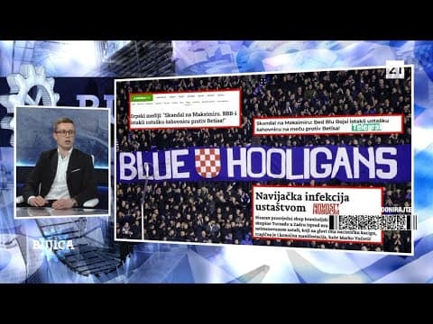 BUJICA 28.2.2024. TIN HRGOVIĆ: Navijače zbog grba s prvim bijelim poljem napadaju mrzitelji Hrvatske