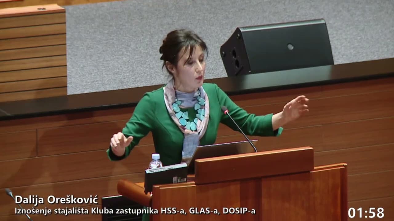 Dalija Orešković: Koliko je ustaša u Vladi,a koliko u vladajućoj većini