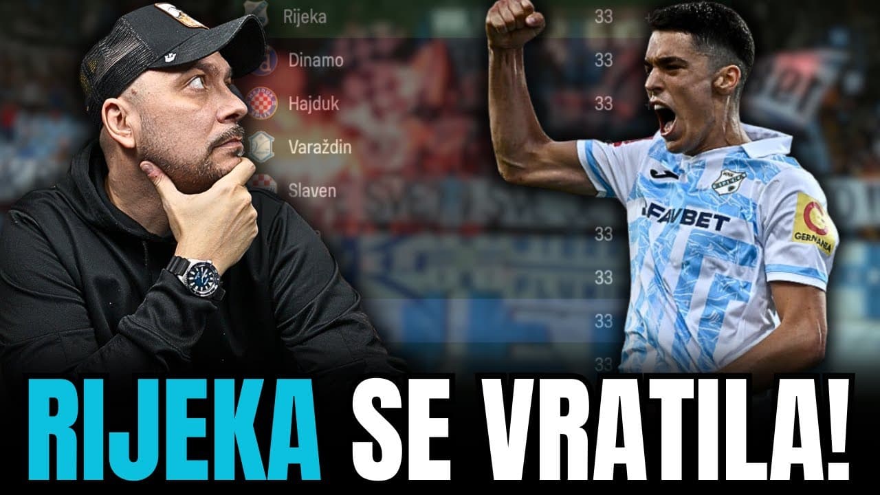 RIJEKA vs GORICA 2:1! RIJEKA PONOVNO NA PRVOM MJESTU!