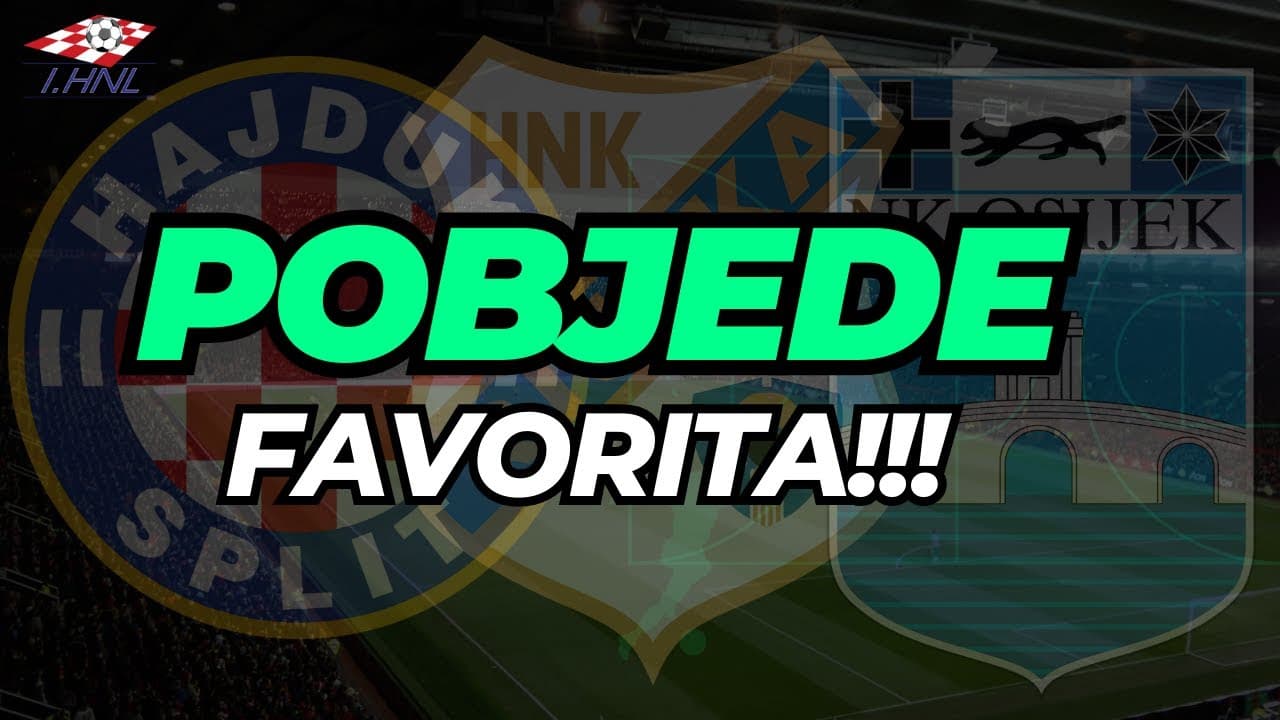 🚨HRVATSKA NOGOMETNA LIGA 5. KOLO - HAJDUK RUTINSKI, RIJEKA PREOKRENULA, OSIJEK MINIMALNO!