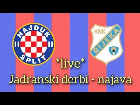 Rijeka - Hajduk ❤️💙 najava ❤️💙 Prgavi podcast live