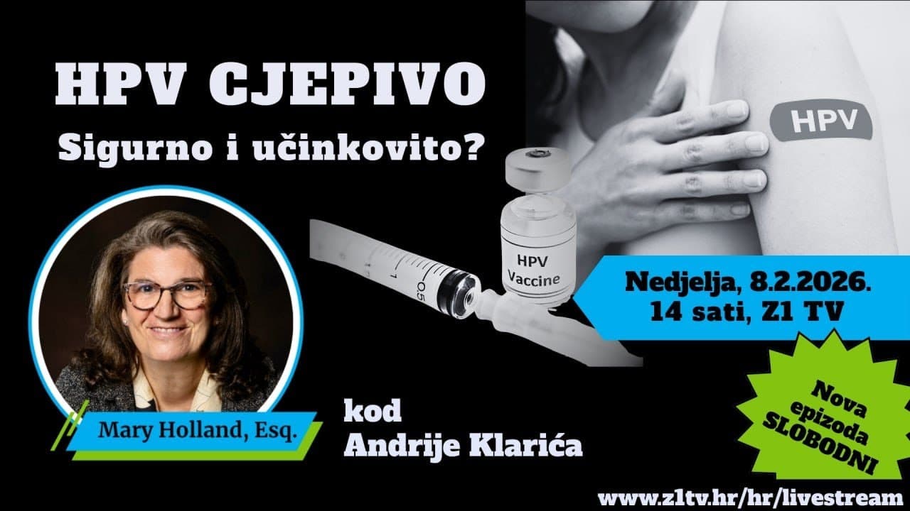 SLOBODNI podcast #139 Mary Holland - HPV cjepivo na optuženičkoj klupi