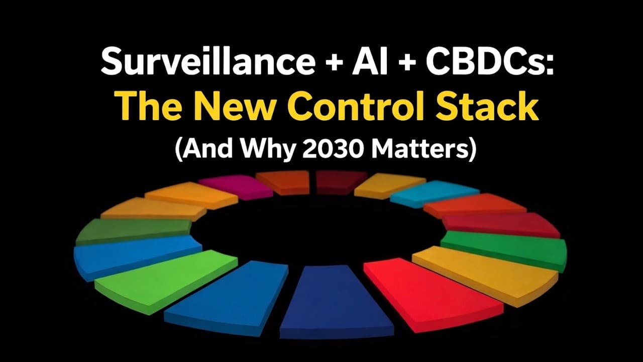Surveillance + AI + CBDCs: The New Control Stack (And Why 2030 Matters)