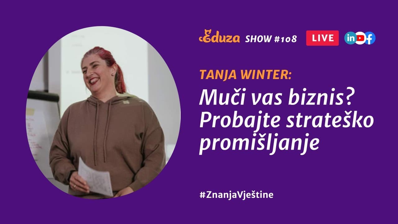 Muči vas biznis? Probajte strateško promišljanje | Tanja Winter | #108