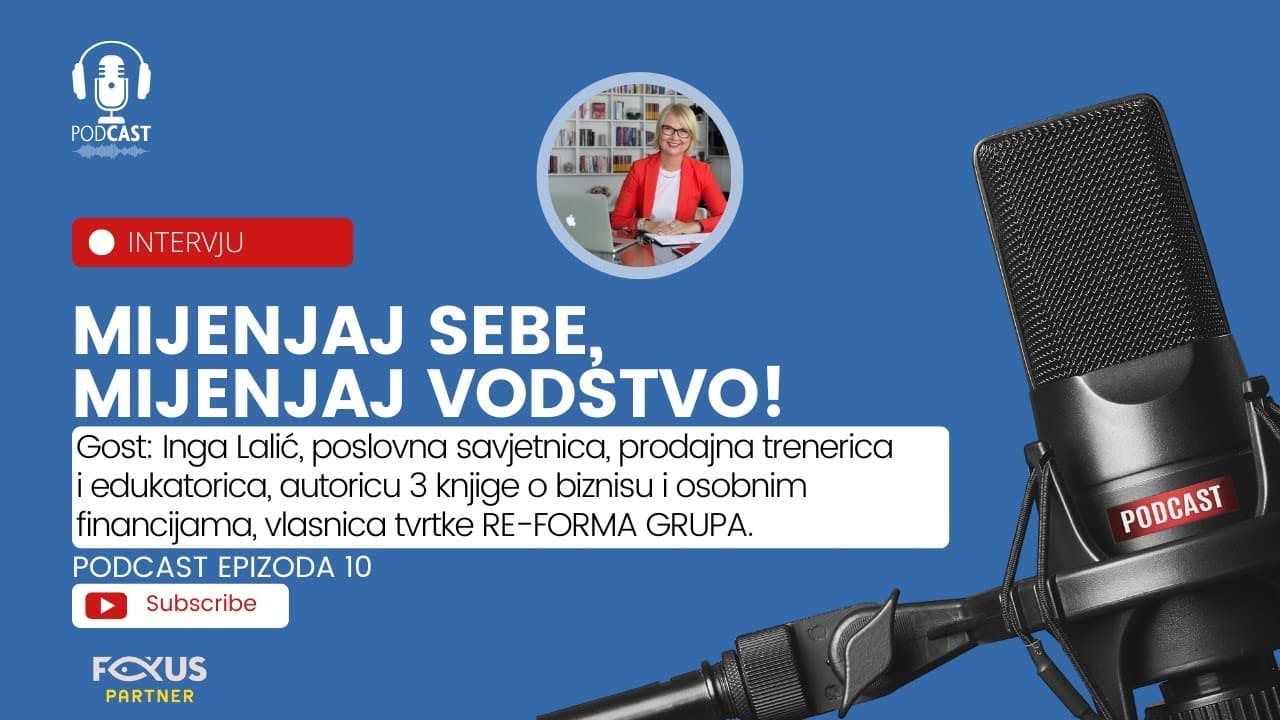 Podcast #10 / Gošća Inga Lalić = Zašto ne uspijevamo u životu?