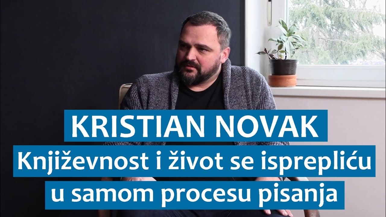 Kristian Novak: Književnost i život se isprepliću u samom procesu pisanja
