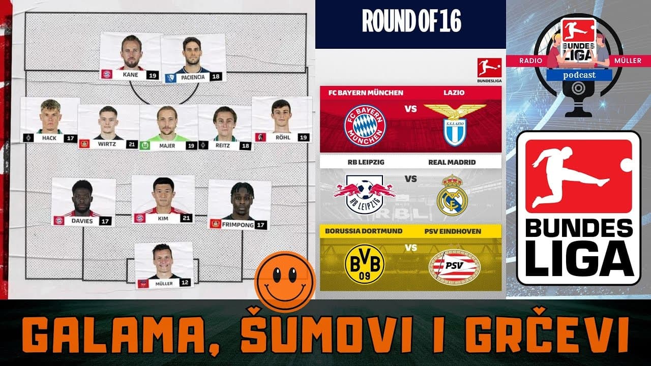 Komentar na ždrijeb i dešavanja u Bundesligi - RM podcast #151