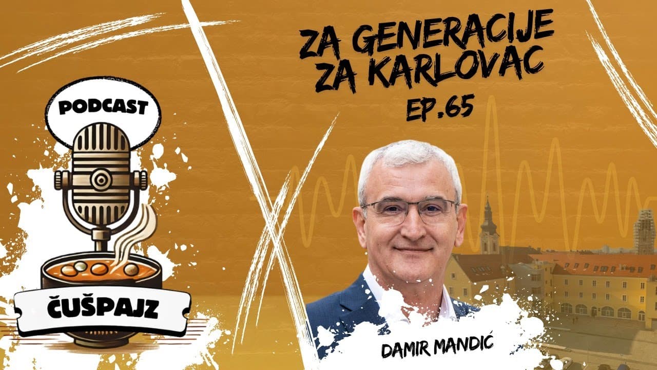 PODCAST ČUŠPAJZ #65 DAMIR MANDIĆ -Obnova mosta ? Od "štrika do štrika"