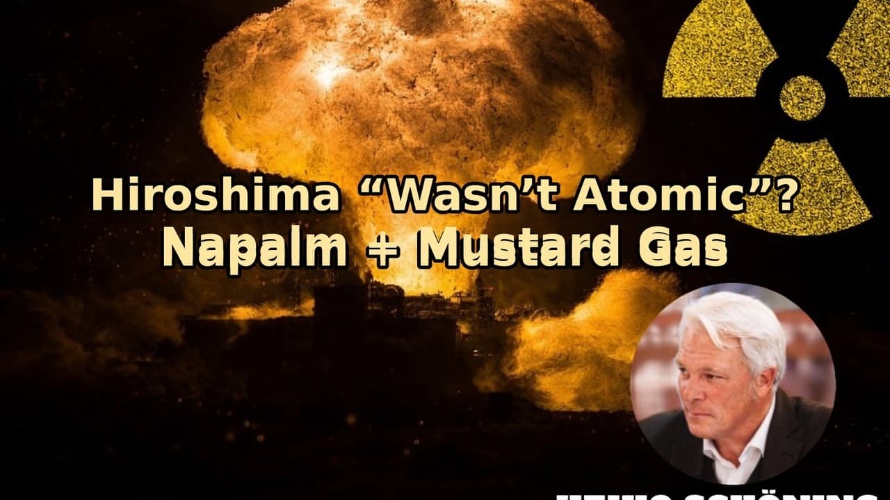 Hiroshima “Wasn’t Atomic”? Napalm + Mustard Gas Claim Explained | Heiko Schöning
