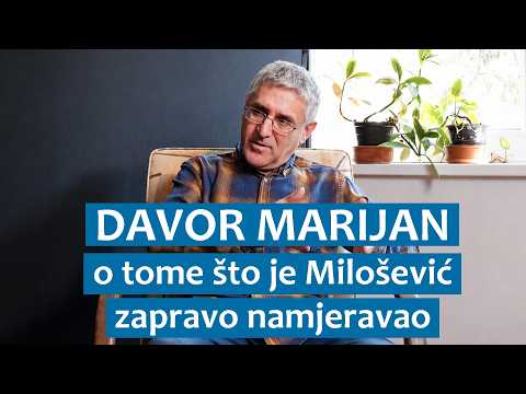 Davor Marijan o tome što je Milošević zapravo namjeravao
