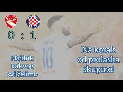Europski Hajduk! ❤️💙 analiza utakmice sa Thunom 🤍 Prgavi podcast