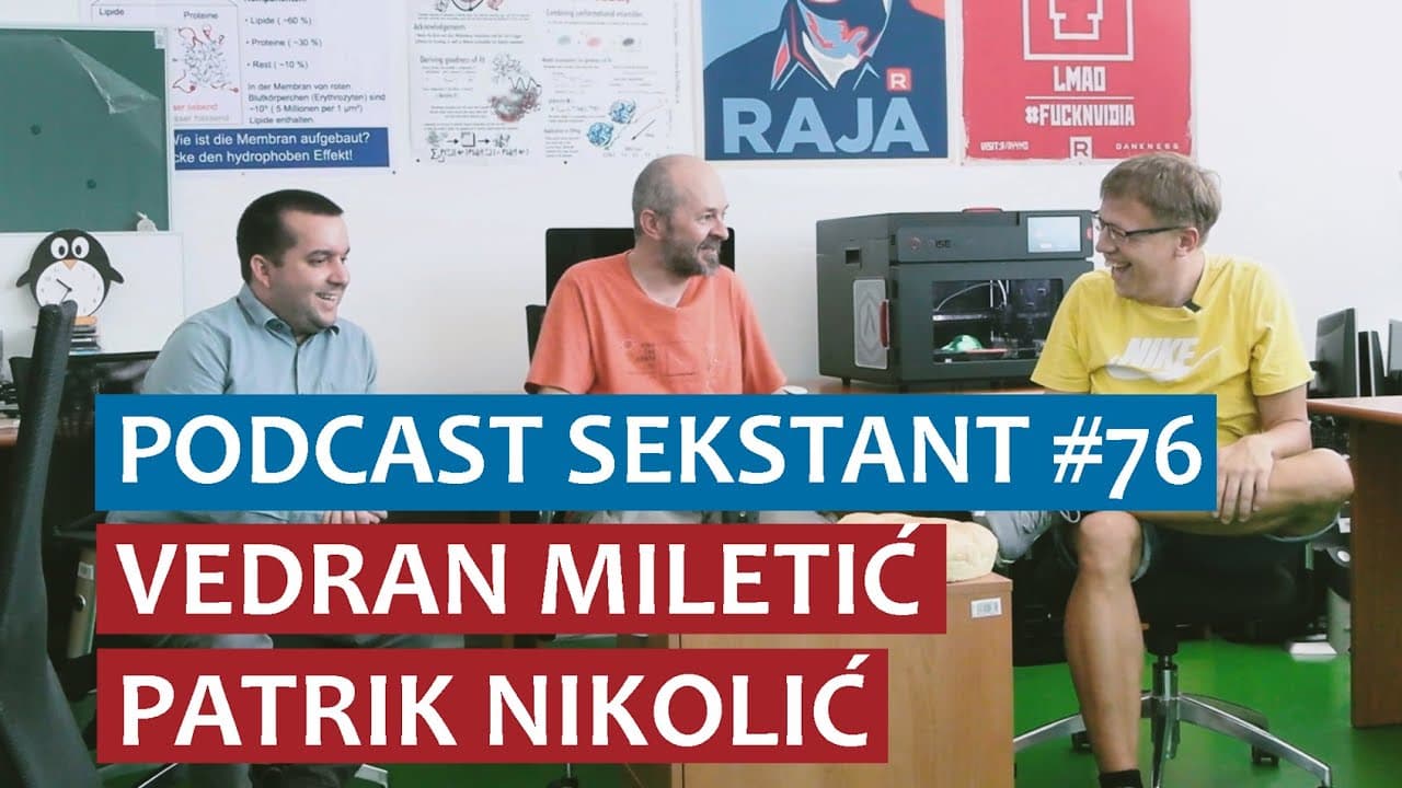 PODCAST SEKSTANT #76 VEDRAN MILETIĆ I PATRIK NIKOLIĆ
