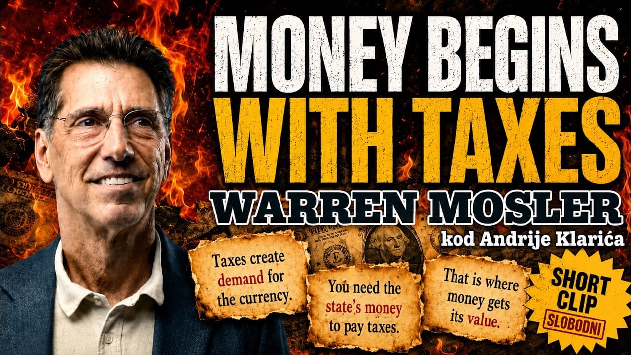 Money Begins With Taxes: The Property Tax Example | Warren Mosler