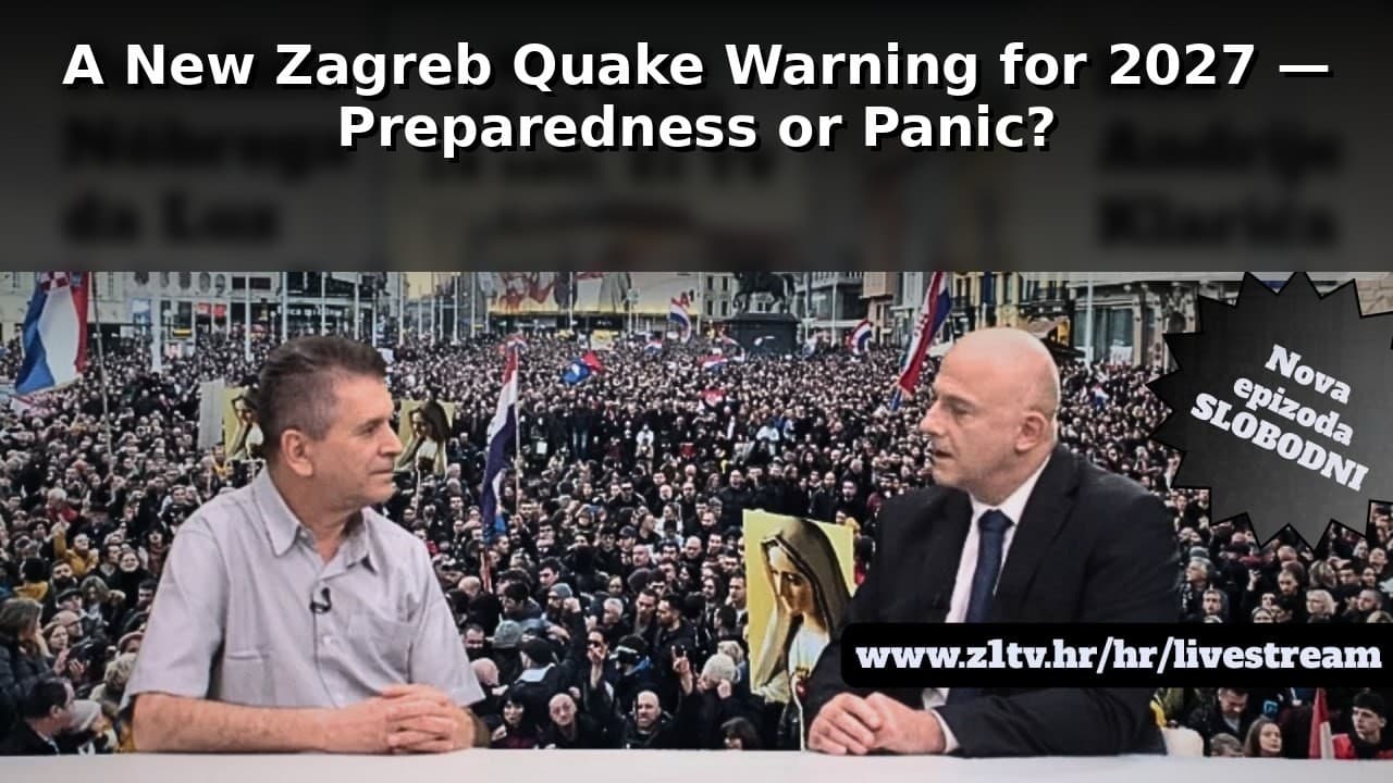 A New Zagreb Quake Warning for 2027 — Preparedness or Panic?