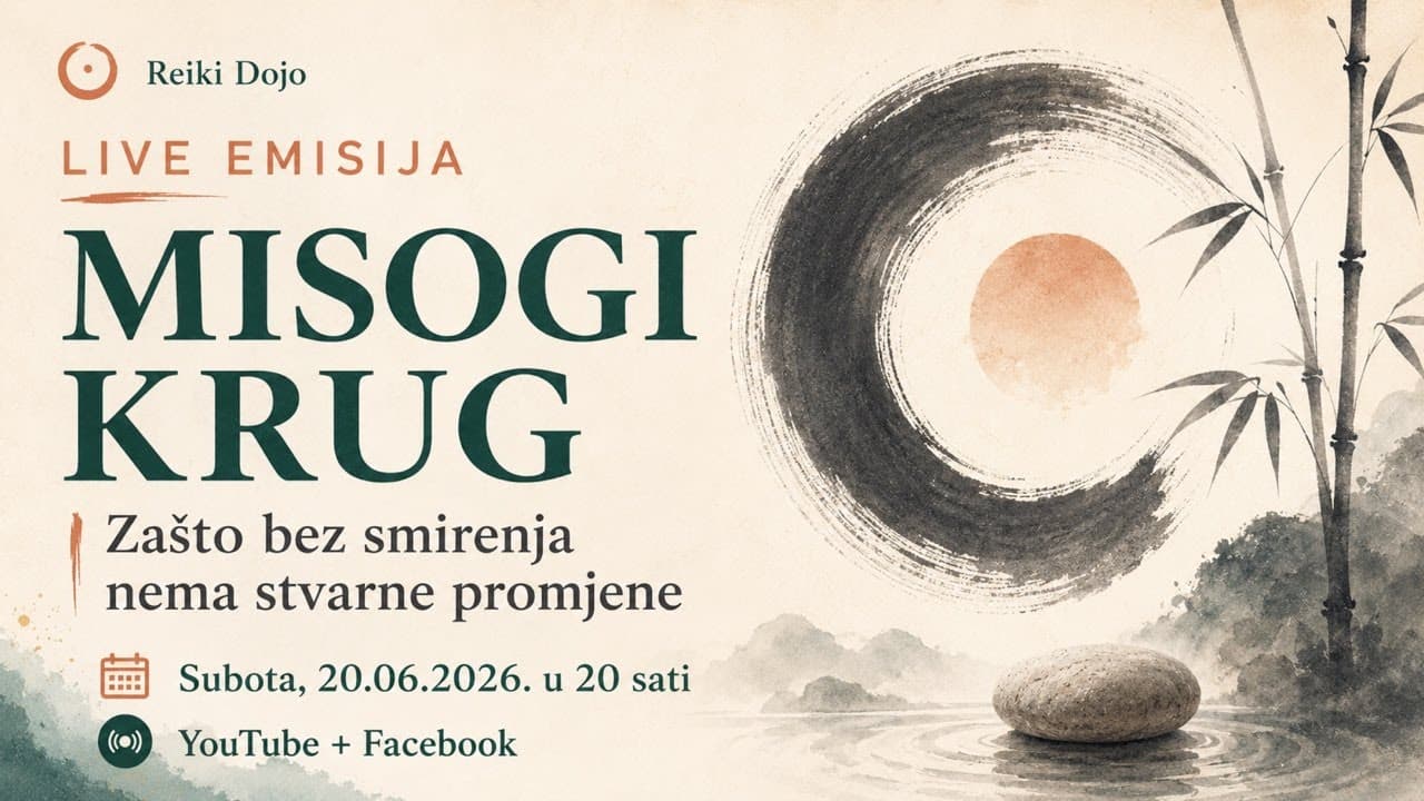 Misogi krug: zašto bez smirenja nema stvarne promjene
