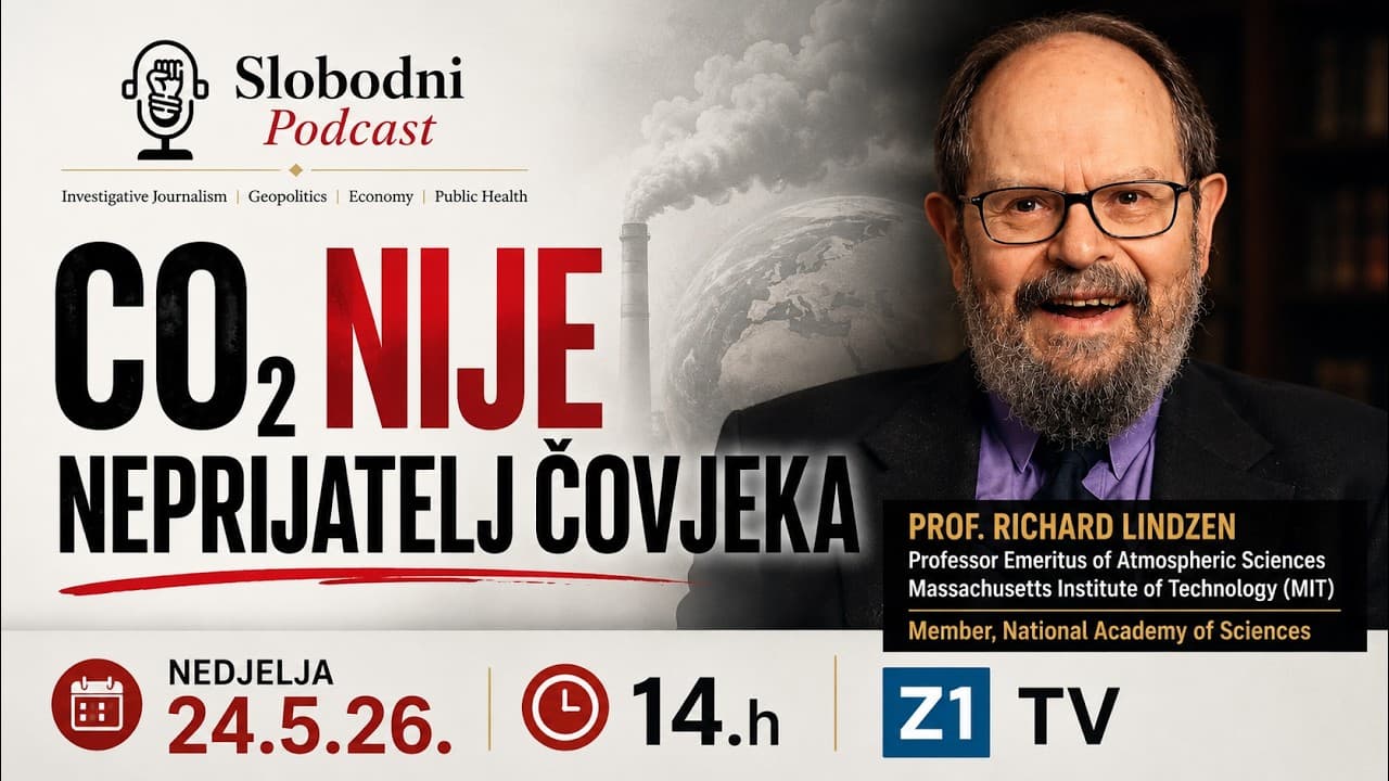 SLOBODNI podcast #152 Richard Lindzen-CO2 is not the enemy of man