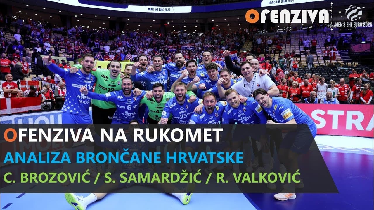Ofenziva na rukomet - Analiza brončane Hrvatske