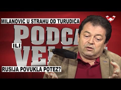 PODCAST VELEBIT – Jonjić: Sprema li Milanović Hrvatskoj crnogorski scenarij?