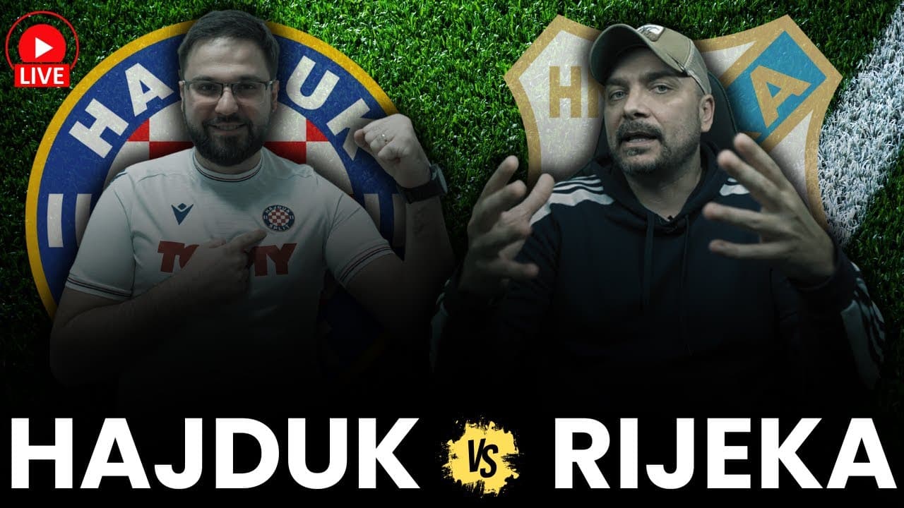 HAJDUK vs RIJEKA 2:2! ODLIČAN DERBI, RIJEKA OSTAJE VODEĆA!