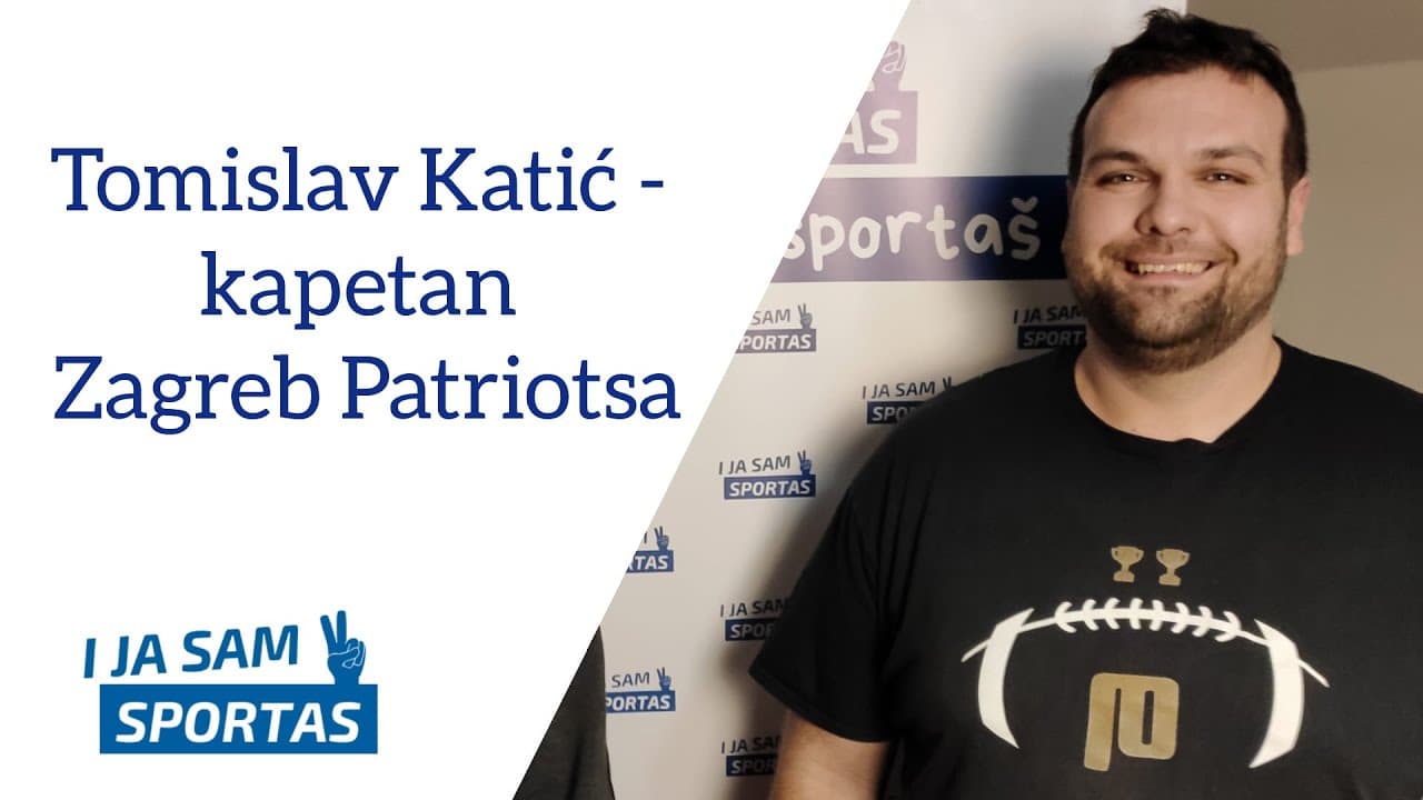 Tomislav Katić - kapetan ekipe Zagreb Patriots | E005 I ja sam sportaš Sportcast