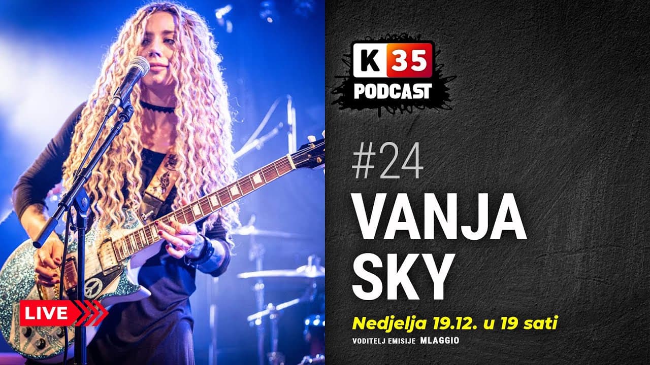 Vanja Sky istarska blues rokerica i gitaristica - podcast k35