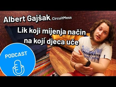 [Podcast] #18 Albert Gajšak | Lik koji mijenja način na koji djeca uče