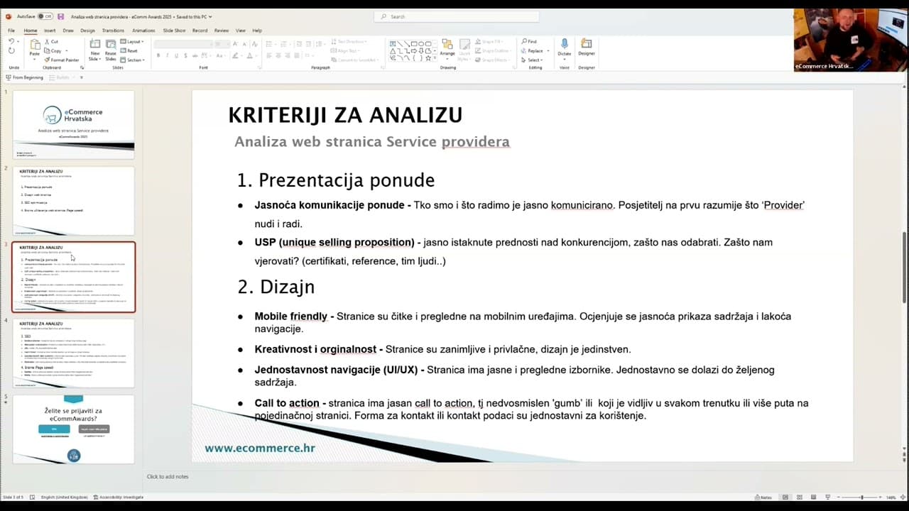 eCommAwards - Web Analiza by Ernest Antolović