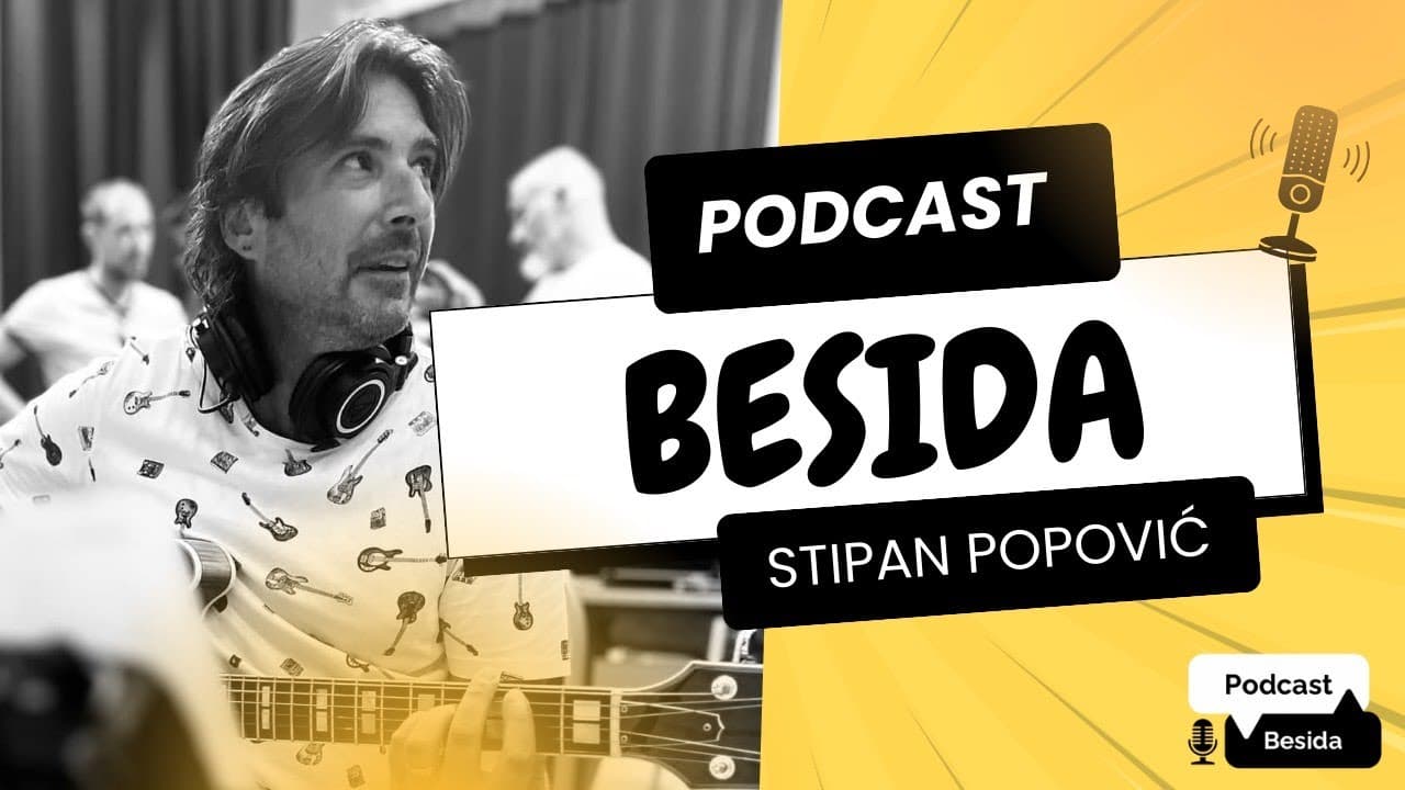 Podcast Besida #43 / Stipan Popović - Žice, pozornica i učionica