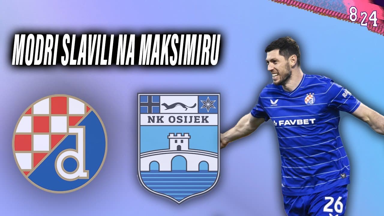 Dinamo - Osijek 2:1 / Dvajsčetvorka #219