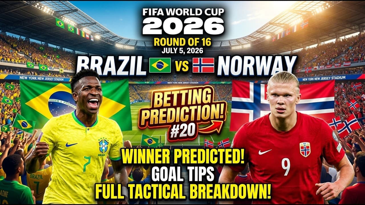Brazil vs Norveška World Cup 2026, betting predictions tip #20