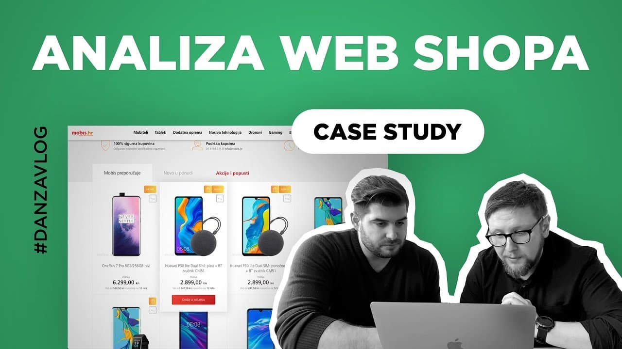 Analiza web shopa – case study u trajanju od 35 min