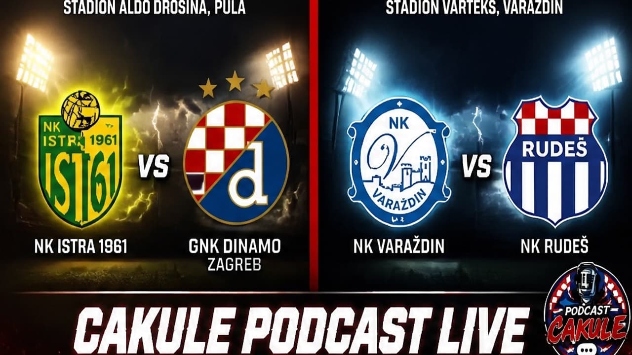 Live Istra 1961 vs Dinamo: Šokantan remi i Pobjeda Varazdina 2:0
