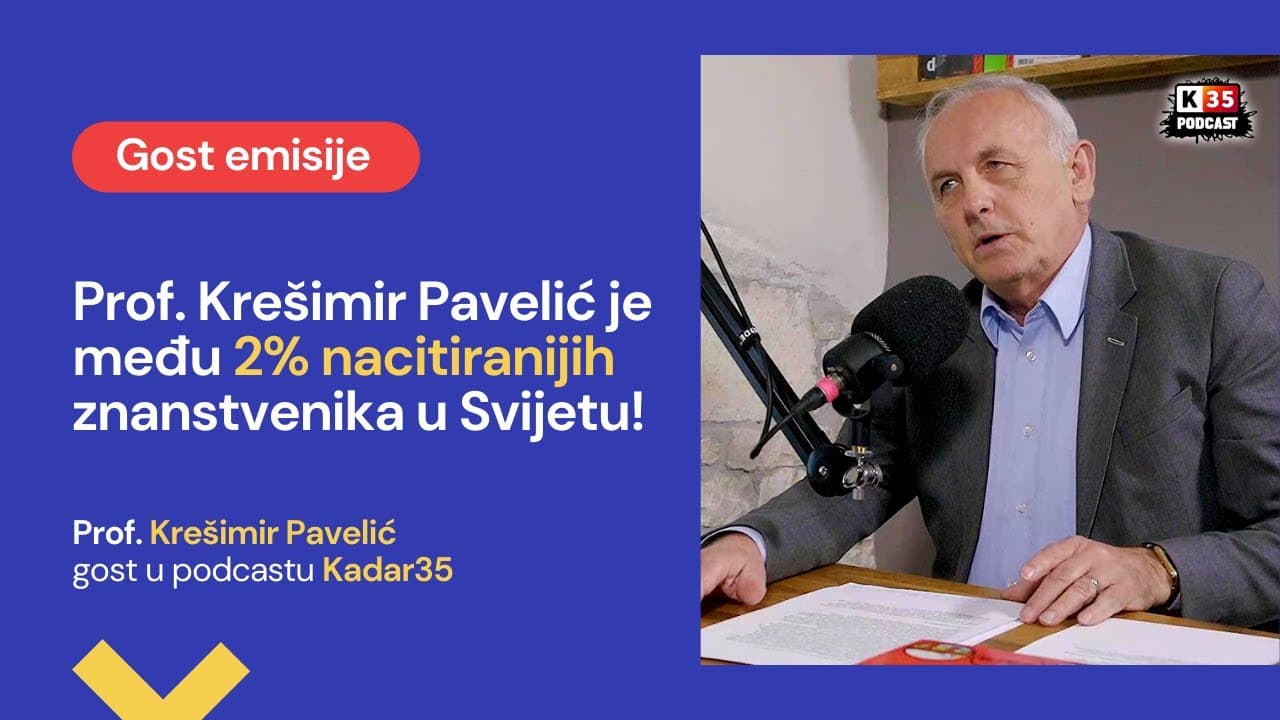 Krešimir Pavelić, gost u emisiji podcast k35