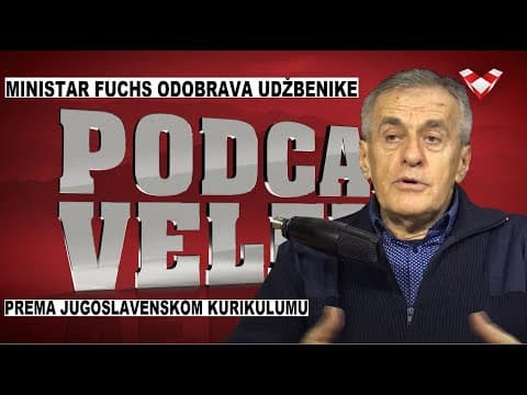 PODCAST VELEBIT – Jurčević: Min. obrazovanja nameće jugoslavensku povijest za obnovu Jugoslavije