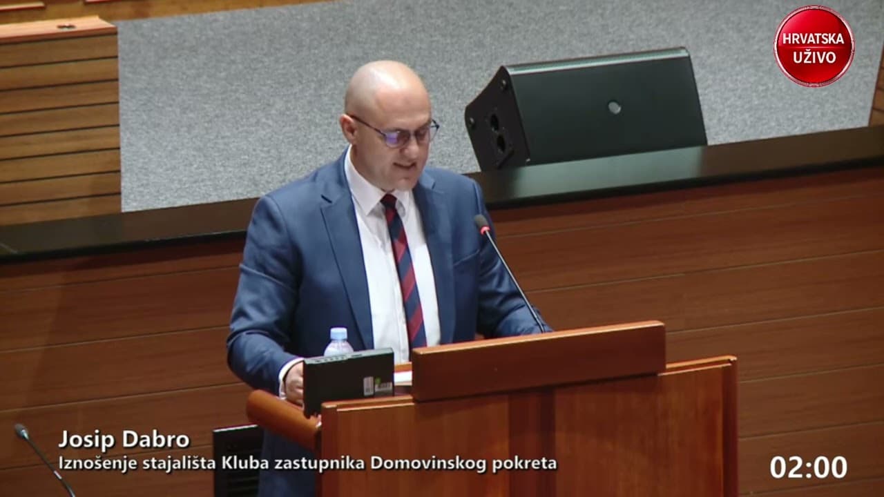 Josip Dabro sa saborske govornice uputio znakovitu poruku Andreju Plenkoviću