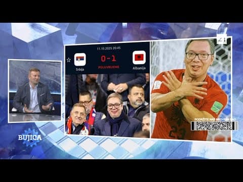 BUJICA 13.10.2025. MARTINOVIĆ: Albanija ponizila Vučića pred “ćacijima” i opet su krive “ustaše”?!