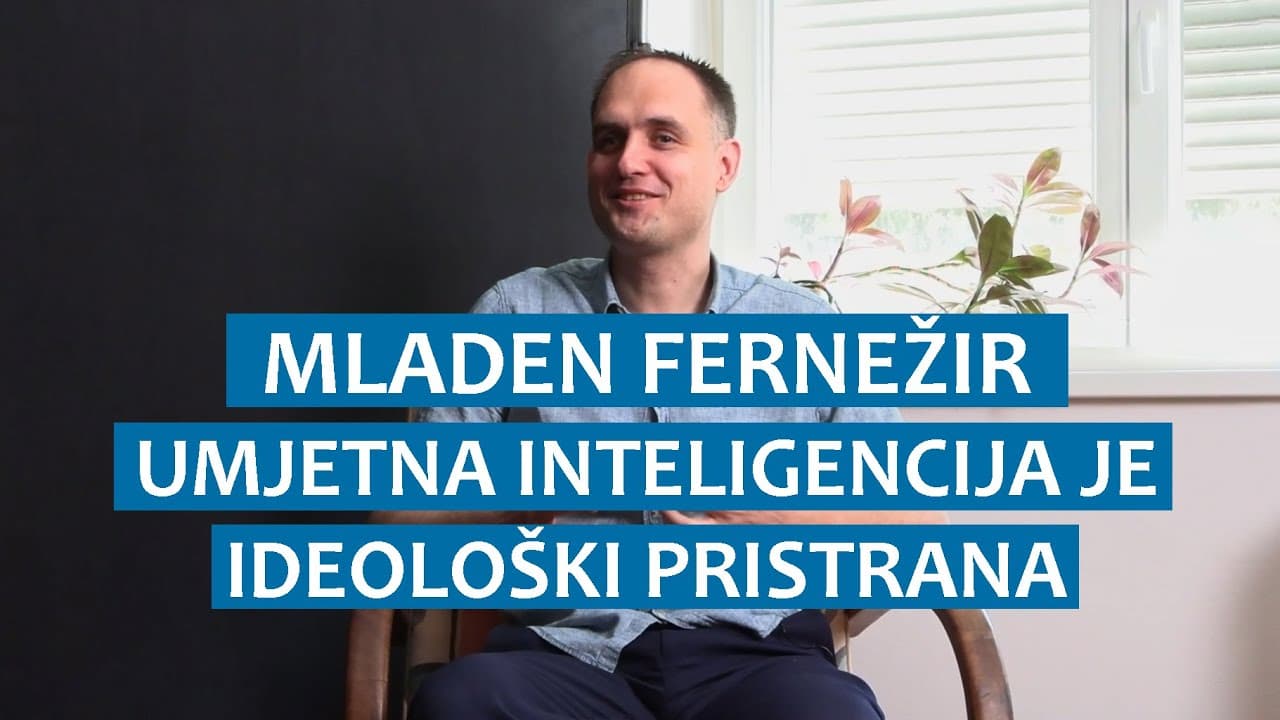Mladen Fernežir: Umjetna inteligencija je ideološki pristrana