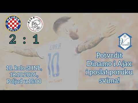 Velika, velika pobjeda protiv Ajaxa! ❤️💙 sad to potvrdit protiv Varaždina 🤍 Prgavi podcast