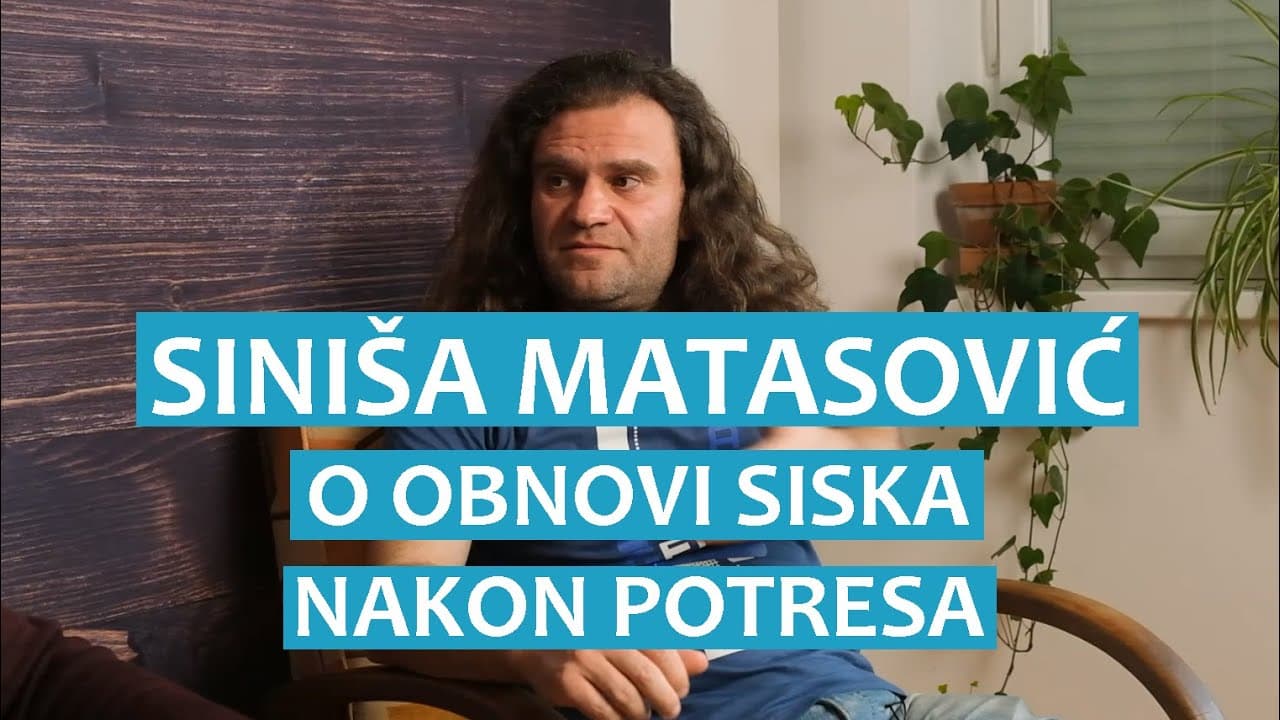 Siniša Matasović o obnovi Siska nakon potresa