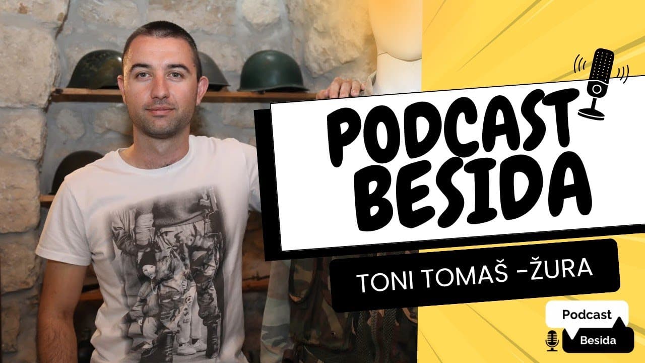Čuvar sjećanja na Domovinski rat | Toni Tomaš - Žura | Podcast Besida #53 