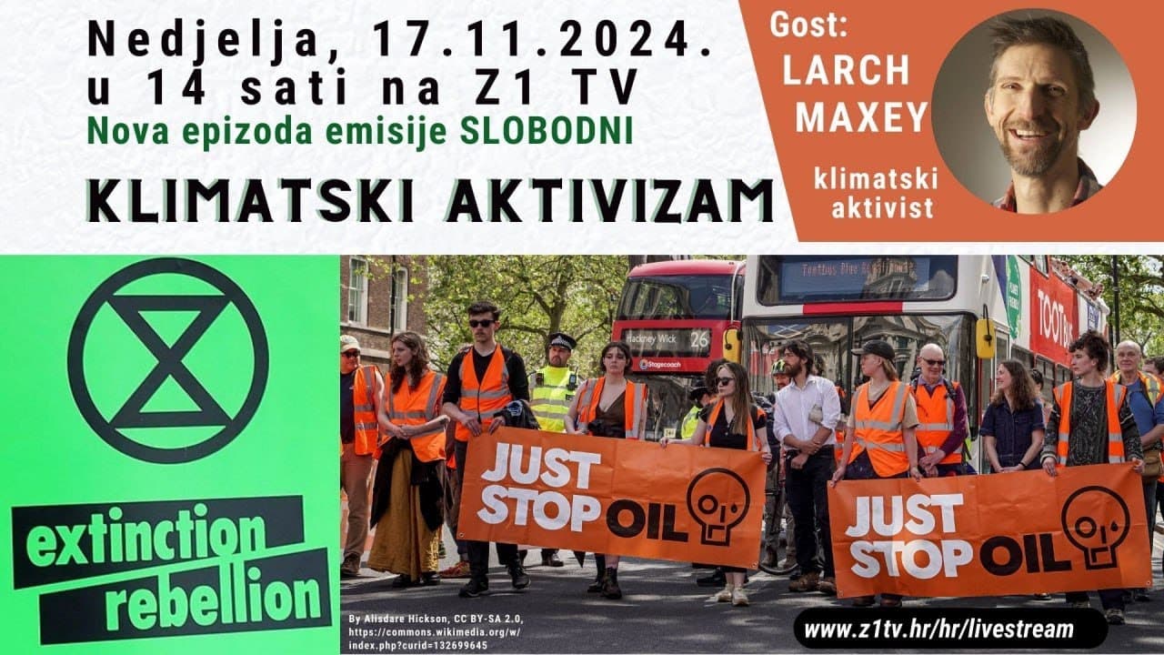 SLOBODNI podcast #94 Larch Maxey  Za zaštitu budućnosti naše djece vrijedi i u zatvor