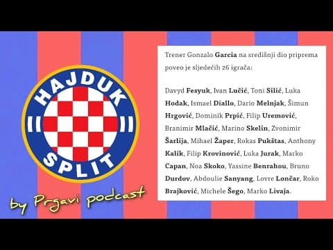 Prgavi podcast #156 - kadar momčadi na pripremama u Sloveniji