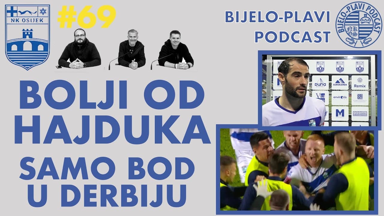 Bijelo-plavi podcast #69: Bolji od Hajduka, samo bod u derbiju