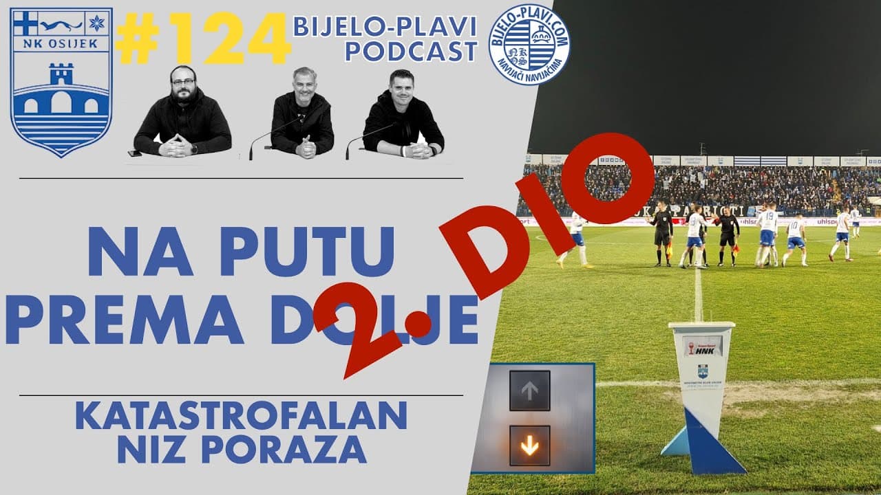 Bijelo-plavi podcast 124: Na putu prema dolje (DRUGI DIO)