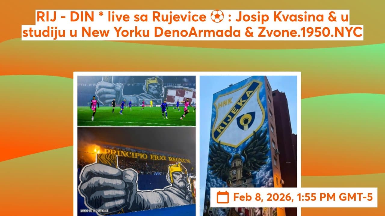 PART ll *RIJ - DIN * live iz RI Josip Kvasina,Sandi Dobrić & u studiju u DenoArmada & Zvone.1950.NYC