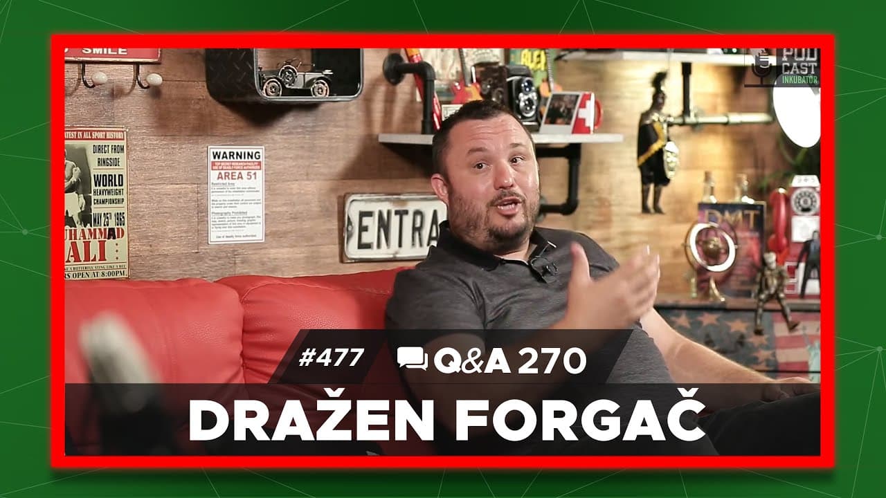Podcast Inkubator #477 Q&A 270 -  Dražen Forgač (Miočić vs. Cormier 3)