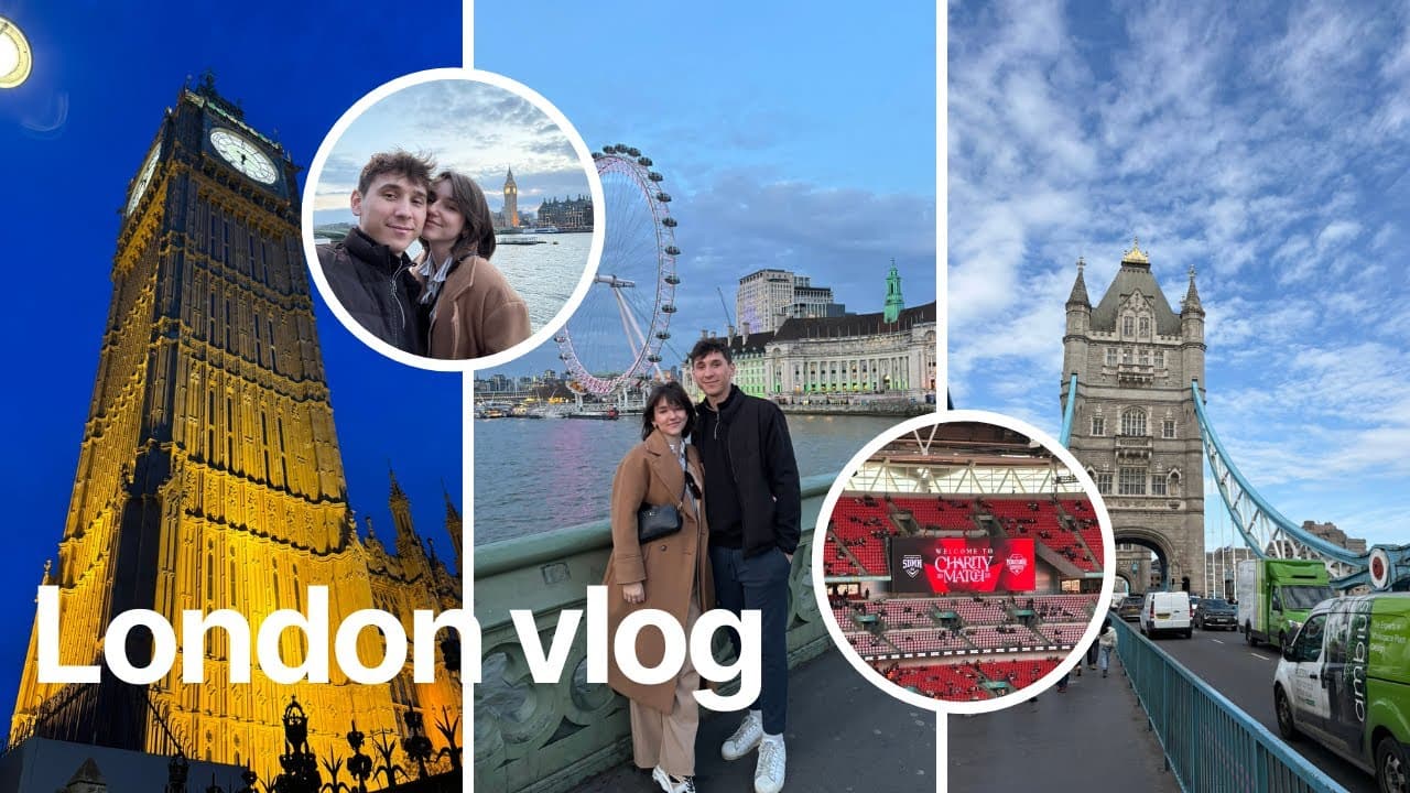 London vlog // Sidemen Charity Match 2025