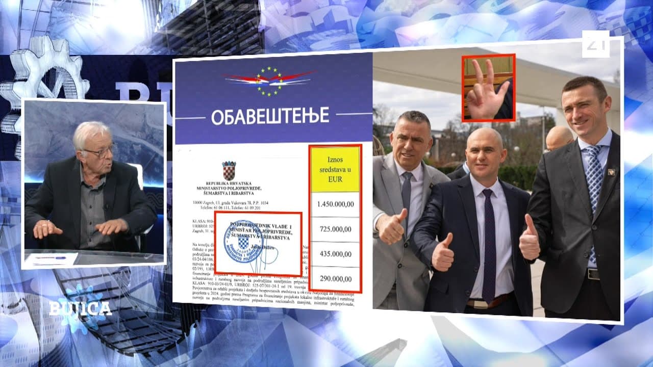 BUJICA 18.9.2024. VLAHOVIĆ PROTIV PUPOVCA: Gdje je nestala Tesla banka? Penava spasio SDSS u vlasti!
